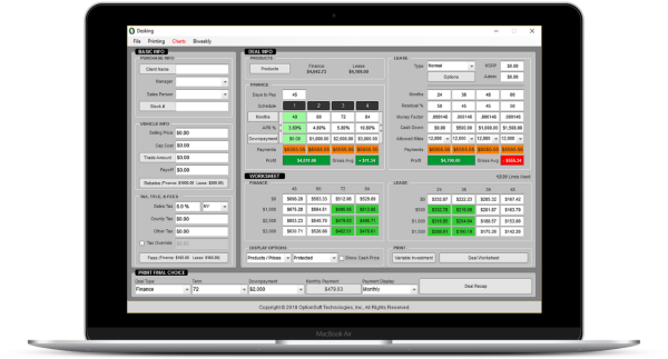 Automotive Sales Desking