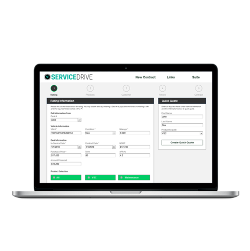 Automotive ServiceDrive Sales Solution