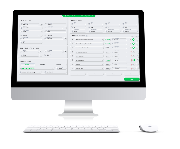 Omnimenu - Automotive Finance Menu